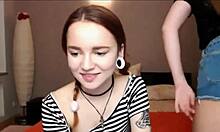 Teen lesbians best friends engage in sex with masturbation, licking shaved pussies, and dancing.