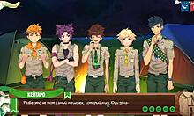 Game friends camp episode 3 - hiking in the forest russian voice acting