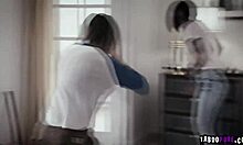 Step Mom Convinces Bf To Let Lesbian Daughter Suck His Cock