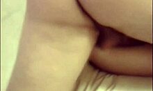 cute beauty in homemade couple scene with big cock