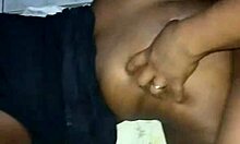 Greedy Black Woman Enjoys Anal In Lingerie!