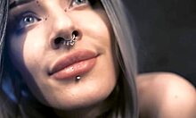 i feel so wild with asmr oil and cream on my tattooed teen cosplay body