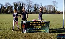 Redhead Teen Bounces Her Big Ass On New Student.