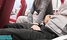 A Quickie Creampie In Front Of The Window