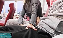 A Quickie Creampie In Front Of The Window