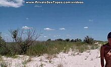 Oh wow, watch this hot amateur girl riding that cock under the scorching sun!