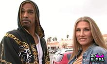 MILF takes on big black cock