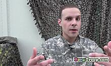 Gay Soldiers Engage In Blowjob And Group Sex Outdoors