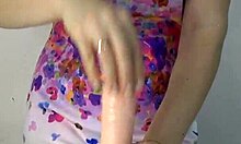 i giv anna sky a lingam massag, her handjob feel so gud