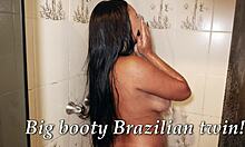 Can you believe this big booty brazilian amateur fucking in her first audition?