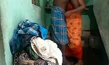 Desi Aunty Bent Over for Big Cock Sex in Bathroom