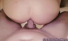 amateur teen 18+ gives handjob, blowjob, then rides cock in pov hd