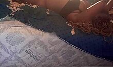 alone at the studio with a bad slut, her monster cock craving my touch.