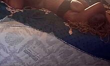 alone at the studio with a bad slut, her monster cock craving my touch.