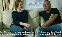 cute kitten spreads soft pussy wide and loses virginity