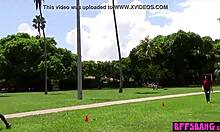 Footballer Teen Bffs Get Fucked By Trainer After Workout