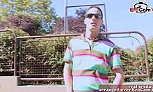 Cute Petite British Teen Picked Up Intensely On Street