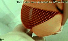 Follow Beautiful Latina Stepsister Mafer in Shower with Pantyhose and Creampie Action