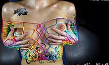 Tell me, how does that oiled titfuck feel with cum on your big tits?