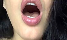 Brunette Goddess with Big Tits Gives POV Cumshot Encouragement