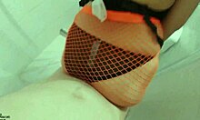 Follow Beautiful Latina Stepsister Mafer in Shower with Pantyhose and Creampie Action