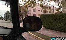 Blonde Charlie Chase stars in wild public orgy scene