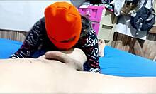 The mother-in-law touches her stepson's big cock, seeking more after divorce.