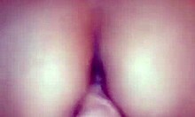 Mature brunette MILF inserts huge dildo into her wide gapping pussy.