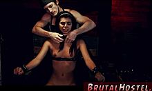 Rough Virgin Latina Teen Gina Bound for Extreme Handjob Domination