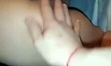 Mature brunette MILF inserts huge dildo into her wide gapping pussy.