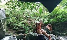 Petite 18+ Asian Gets Rough Doggy Creampie in Stream