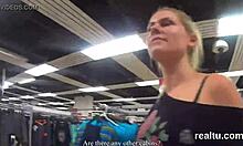 Stunning Czech Teen Teased in Shopping Centre