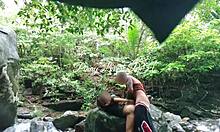 Petite 18+ Asian Gets Rough Doggy Creampie in Stream