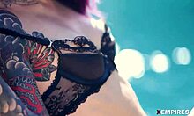 Valerica Steele Exclaims, 'Watch Me Squirt While Riding Big Cock!' Fingering and Flirting Intensely