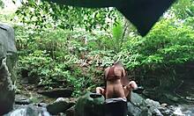 Petite 18+ Asian Gets Rough Doggy Creampie in Stream