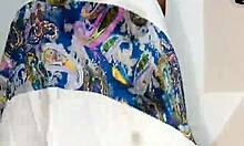 bluee squirts all over her skirt and pisses just for you