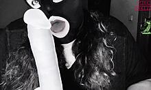 i'm fummin my dildo so hard it feels amazin but i keep droppin it on the floor and makin a mess with all the lube