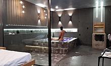 Wild Bathtub Sex! Brunette Can't Handle Big Cock!