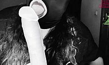 i'm fummin my dildo so hard it feels amazin but i keep droppin it on the floor and makin a mess with all the lube