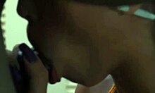 Sobrinha safada bends over for deepthroat and big cock action 😈🍆