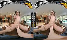 VR fucking with hot teen Bailey Base is intense
