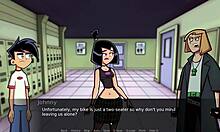 Hot Goth Girlfriend in Amity Park Parody