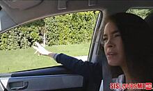 Charity Crawford gives road head POV to her stepbro 😏