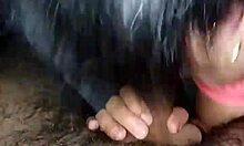 Young wife surprises by gulping down her husband's generous portion