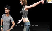 Erotic Hentai Teen Meets Alexis in Big Tits Cartoon Scene 😍