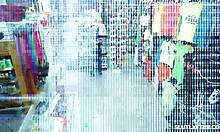 Blonde babe sucks cock with intense passion