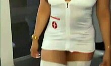 In the hospital, the athletic patient with big tits and ass gets a taboo double delivery from nurse alejandra.