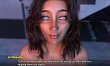 Two hot milfs share wine