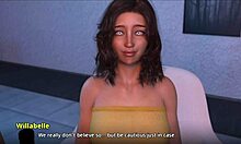 Two hot milfs share wine