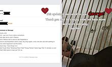 Petite Redhead Strips and Plays with Cock